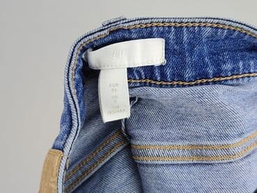 hm krótkie spodenki dzins low waist: H&M, Szorty damskie, rozmiar S — 4