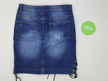 patchworkowe jeansy: Spódnica damska, rozmiar S — 3
