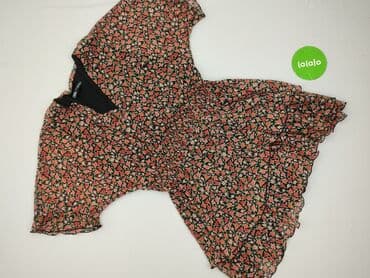 zara sukienka w kwiaty z bufiastymi rękawami: Zara, Women`s dress, size L — 3