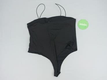 czarne body z długim rękawem h m: H&M, Women`s body, size XL — 4