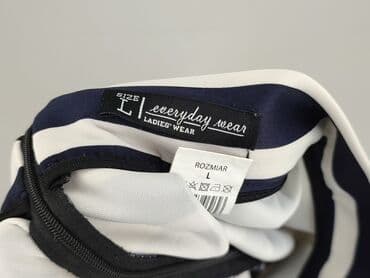 spódnice rozkloszowane granatowa: Spódnica damska, rozmiar L — 5