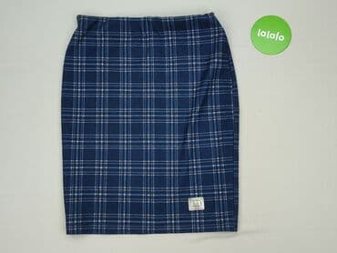 niebieska spódnice plisowane: Spódnica damska, XL — 2