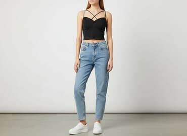 gorsetowe bluzki: Sinsay, Top damski, rozmiar S — 7