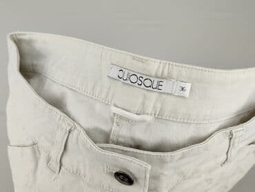 deezee sandaly na koturnie: QUIOSQUE, Spodnie materiałowe damskie, rozmiar S — 4