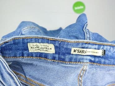 jeansy z asymetrycznym zapieciem: Used Jeans, Jeansy damskie, rozmiar S — 4
