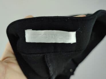 spodnie czarne materiałowe damskie: Promod, Spodnie materiałowe damskie, rozmiar XL — 4