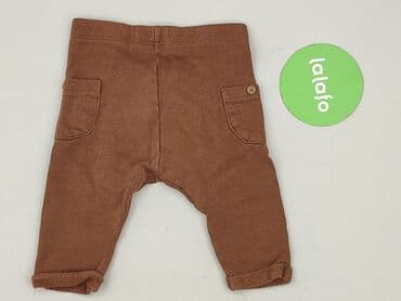 czekoladowe spodnie woskowane: Niemowlęce spodnie materiałowe, 3-6 miesięcy, 62-68 cm, Fox&Bunny, stan - Bardzo dobry — 3