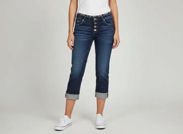 bluzki deni cler: Spodnie 3/4 damskie, rozmiar L — 6