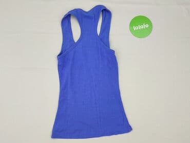 niebieska bluzki koszulowe: T-shirt damski, rozmiar S — 4