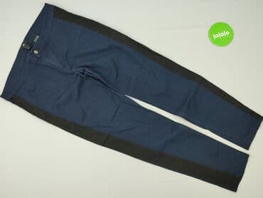 zielone spodnie dresowe zara: H&M, Material trousers for women, size 2XL (EU 44) — 2