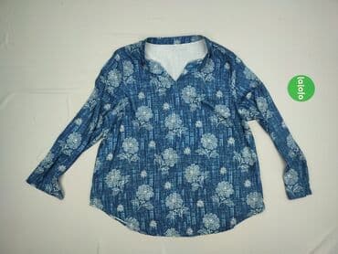 niebieska satynowa sukienka zara: Women's blouse, size 2XL (EU 44) — 2