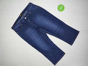 w36 l34: Denim, Spodnie 3/4 damskie, rozmiar 2XL — 2