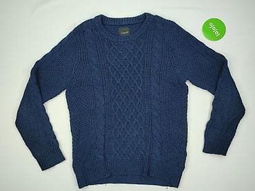 sweter c a: Niebieski Księżyc, Sweter dla mężczyzn, rozmiar M — 2