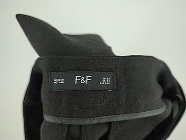 spodnie carrot: F&F, Spodnie materiałowe damskie, rozmiar S — 4