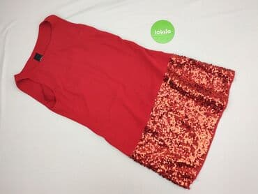 sukienki czerwone cekiny: Sukienka damska, rozmiar S — 5