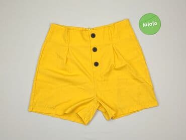 krótkie spodenki z wysokim stanem czarne: Szorty damskie, rozmiar M — 2