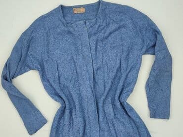 sweter z koszulą 2w1 damski: Kardigan damski, M — 1