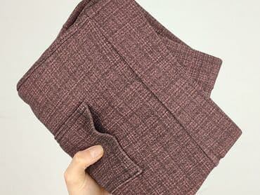 zara woskowane spodnie: Material trousers for women, size XL (EU 42) — 6
