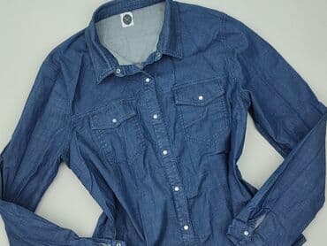kurtka jeansowa khaki damska: Koszula damska, rozmiar S — 1