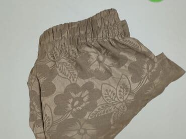 brązowe szerokie spodnie bershka: Spodnie materiałowe damskie, rozmiar S — 5