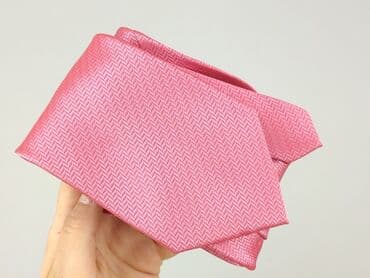 biżuteria do zielonej sukienki: Krawat, kolor - Różowy, stan - Idealny — 5