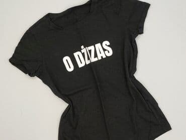 bluzki czarne oversize: T-shirt damski, rozmiar S — 1