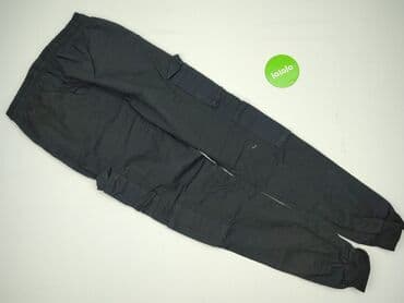 stradivarius cargo czarne: BoohooMAN, Spodnie dresowe dla mężczyzn, rozmiar M — 3