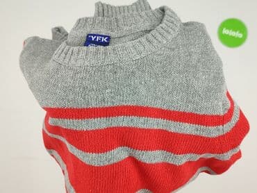 rajstopy w czerwono czarne paski: Sweater, Y.F.K., 10 years, 134-140 cm, condition - Very good — 5