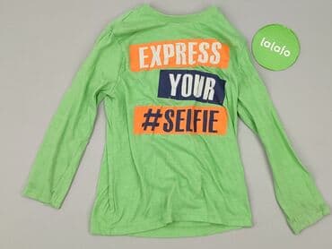 koszulka z napisami: Blouse, Rebel, 8 years, 122-128 cm, condition - Very good — 2