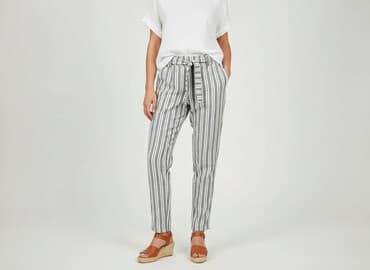 oleksy trampki czarne: Spodnie materiałowe damskie, rozmiar S — 6