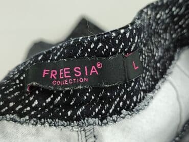 piżamy damskie allegro: Freesia, Spodnie materiałowe damskie, rozmiar L — 4