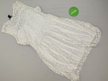 biala sukienka h: H&M, Sukienka damska, rozmiar L — 2