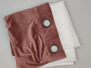 All for country house and garden: Zasłona z przelotkami + firana - Komplet: cięższa zasłona welurowa w — 3