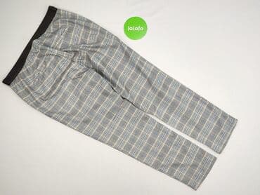 spodnie w kratę piżama pepco: Spodnie materiałowe damskie, rozmiar L — 3