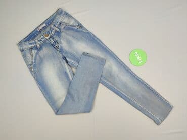 jeansy z asymetrycznym zapieciem: Jeansy damskie, S — 2