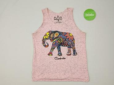 biale spodnie materialowe: Top damski, rozmiar S — 2