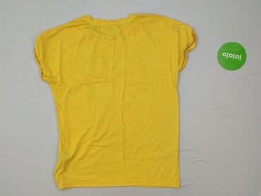 koszulka żółta w czarne paski: Primark, T-shirt damski, rozmiar XS — 3