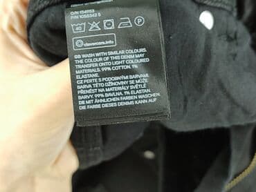 czarne krótkie spodenki jeansowe: H&M, Szorty damskie, rozmiar XL — 7