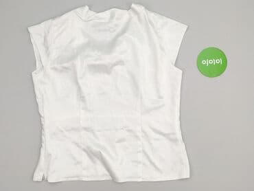 satynowy top pod marynarkę: Bluzka damska, rozmiar 3XL — 3