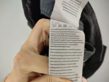 legginsy czarne woskowane: Cecil, Spodnie materiałowe damskie, rozmiar 2XS — 5