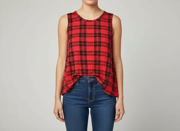 bluzki w paski z serduszkiem: Bluzka damska, rozmiar S — 7