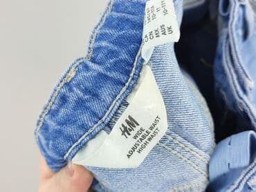 bluzka odcinana pod biustem: Spodnie jeansowe, H&M, 11 lat, 140/146, stan - Bardzo dobry — 4