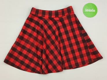 plisowane spódnice w kratę mini: Women`s skirt, size S (EU 36) — 2