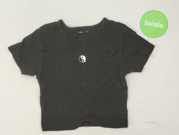 koszulka w paski z serduszkiem: Stussy, Top damski, S — 2