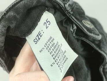 legginsy woskowane push up: Jeansy damskie, XS — 5