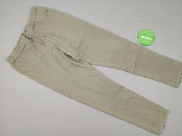 Material trousers for women, size L (EU 40) — 2