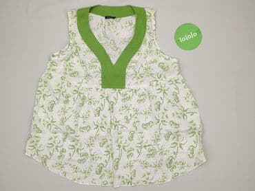 bluzki z lnu na lato: Vivid, Women's blouse, size M (EU 38) — 2