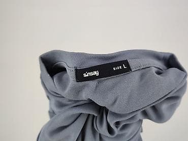 bluzki czarne basic: Sinsay, T-shirt damski, rozmiar L — 5