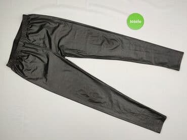 legginsy skórzane damskie: Legginsy Ze skóry ekologicznej damskie, rozmiar 4XL — 2