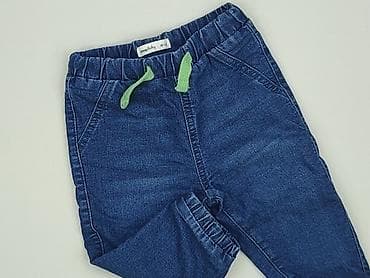 moda h: Spodnie jeansowe, Sinsay, 9-12 miesięcy, stan - Bardzo dobry — 1